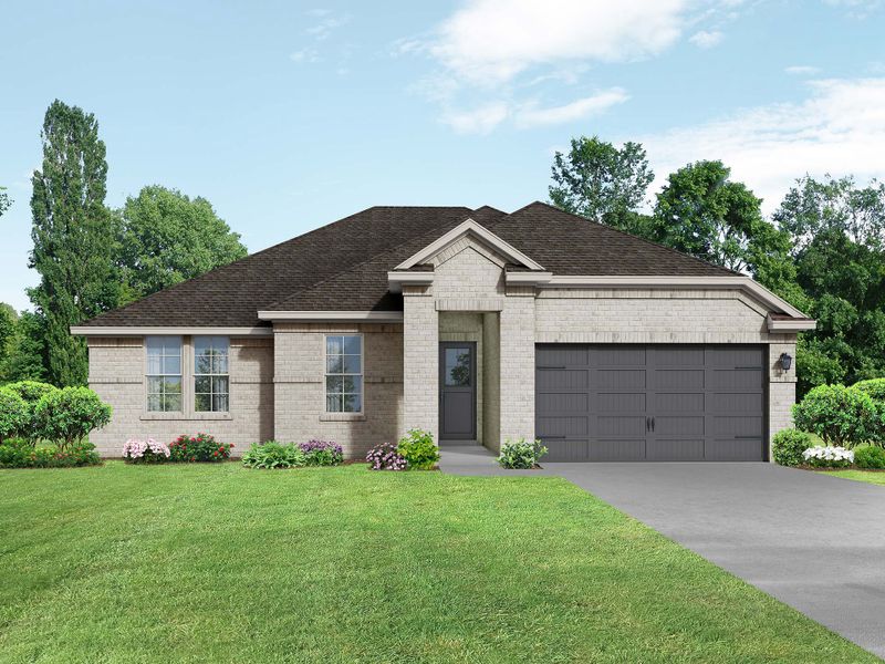 Representative exterior photo of a completed home built from the The Edward by Davidson Homes LLC in Lago Mar, Texas City, TX (Image 2).