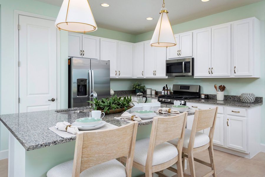 Representative furnished interior of a home built from the Sanderling by GL Homes in Valencia Parc at Riverland, Port St. Lucie (Image 10).