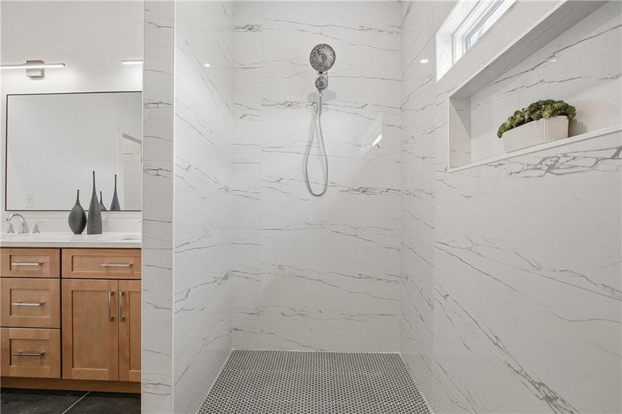 Furnished interior view inside a new home in , Atlanta (Image 26).