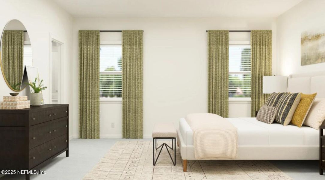 Furnished interior view inside a new home in Silver Falls Single Family at SilverLeaf, St. Augustine (Image 10). Furnished interior view inside a new home in Silver Falls Single Family at SilverLeaf, St. Augustine (Image 10).