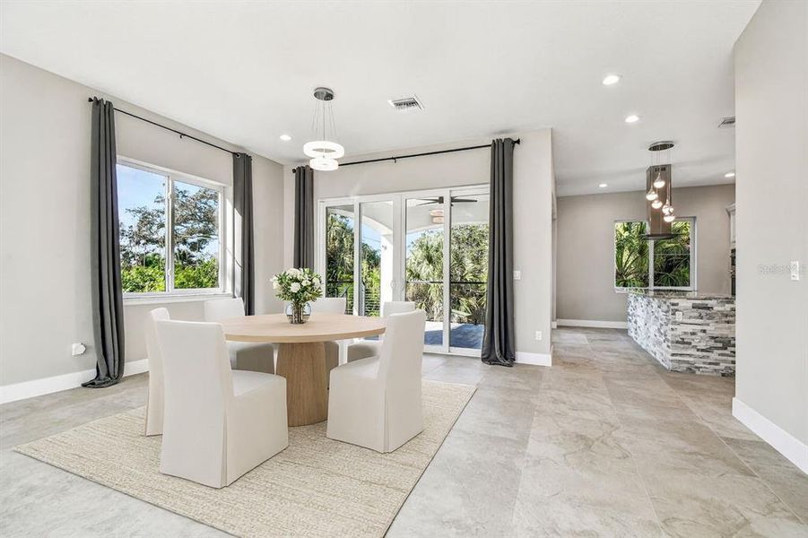 Furnished interior view inside a new home in , Dunedin (Image 5).