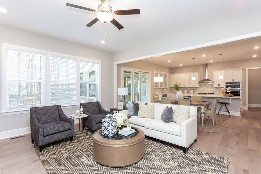 Representative furnished interior of a home built from the Statesville by Caruso Homes in Sauls Landing, Zebulon (Image 15). Representative furnished interior of a home built from the Statesville by Caruso Homes in Sauls Landing, Zebulon (Image 15).