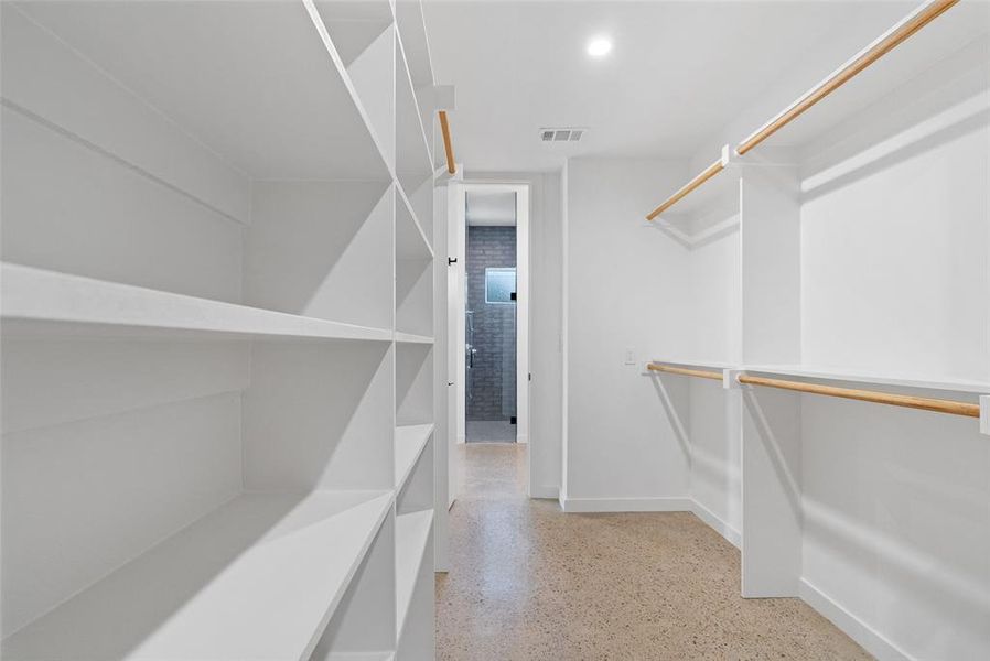 Expansive Master Closet