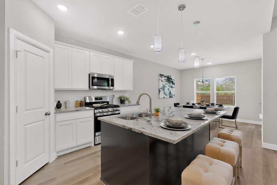 Furnished interior view inside a new home in , White Settlement (Image 6).