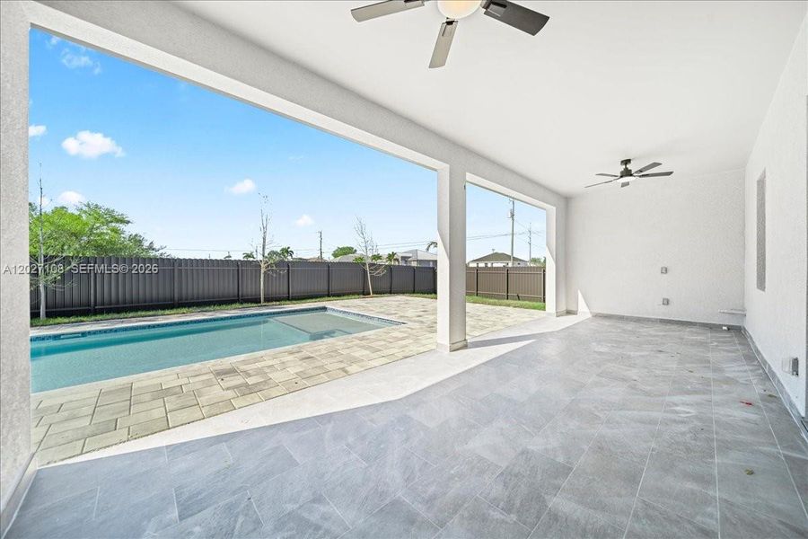 Exterior details and patio area of a home in , Cape Coral (Image 26). Exterior details and patio area of a home in , Cape Coral (Image 26).