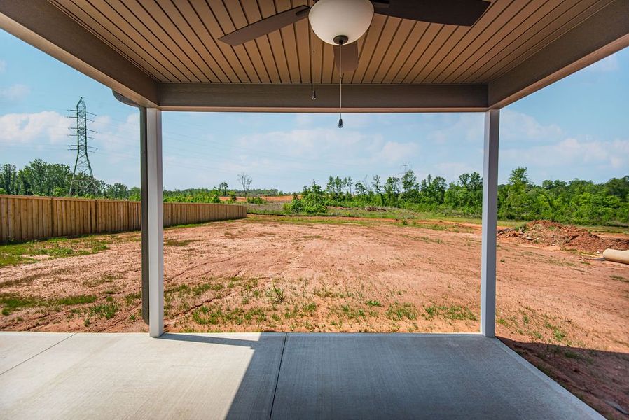 Representative exterior photo of a completed home built from the Pacific by Enchanted Homes in Hampshire Heights, Moore, SC (Image 27).