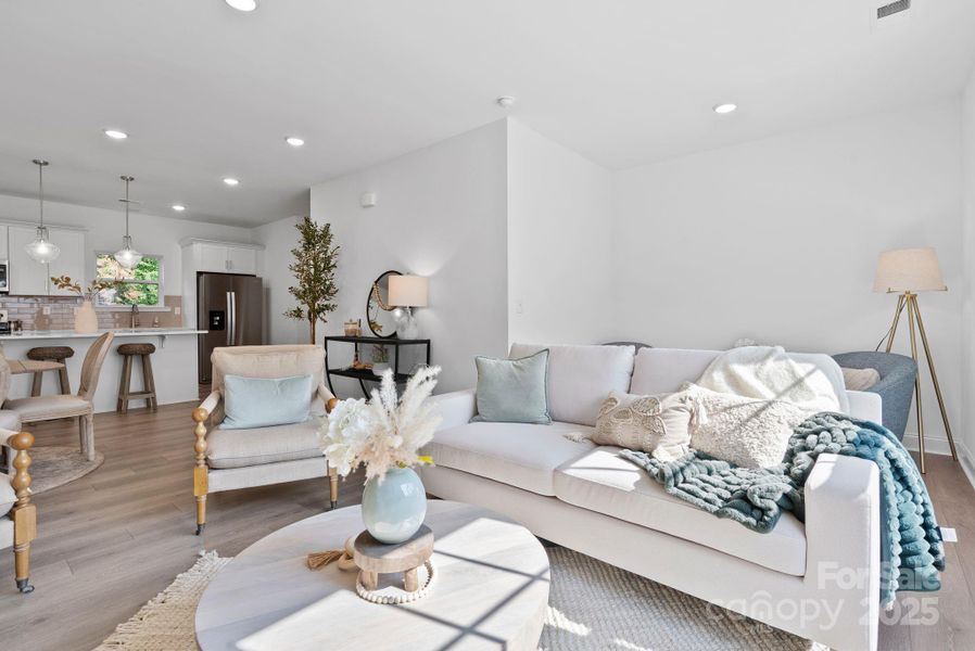Furnished interior view inside a new home in , Asheville (Image 26).