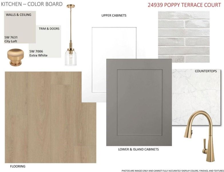 Sample of building materials used in homes in Elyson, Katy (Image 7).