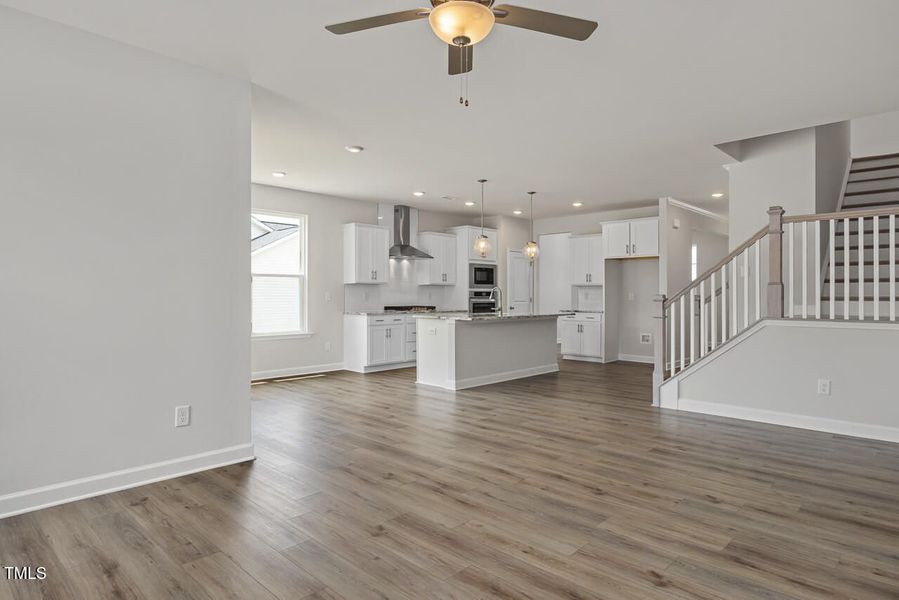 Spacious, unfurnished interior of a new home in Tobacco Road, Angier (Image 124). Spacious, unfurnished interior of a new home in Tobacco Road, Angier (Image 124).