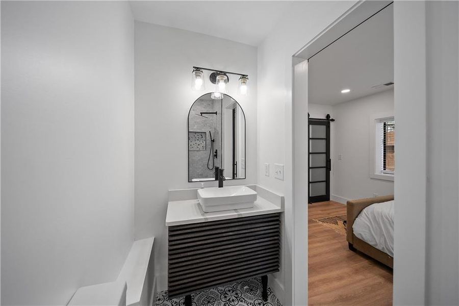 Furnished interior view inside a new home in , Atlanta (Image 30).