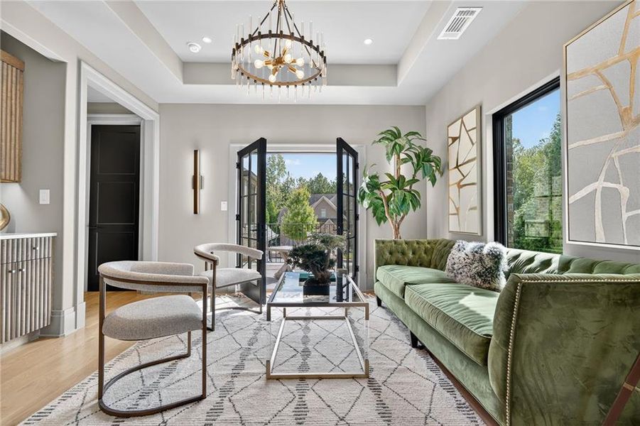 Furnished interior view inside a new home in , Atlanta (Image 14).