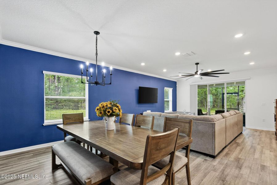 Furnished interior view inside a new home in Flagler Estates, Hastings (Image 11).