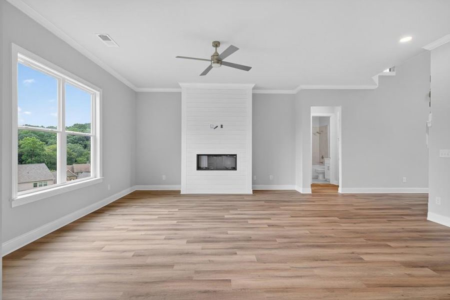 Spacious, unfurnished interior of a new home in Traditions Of Braselton, Jefferson (Image 21). Spacious, unfurnished interior of a new home in Traditions Of Braselton, Jefferson (Image 21).