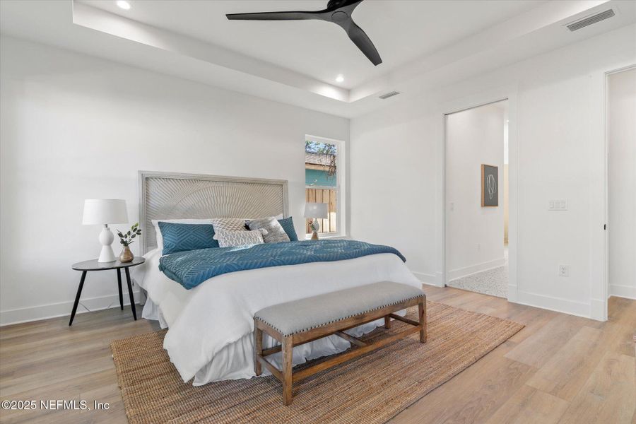 Furnished interior view inside a new home in , Jacksonville Beach (Image 38). Furnished interior view inside a new home in , Jacksonville Beach (Image 38).