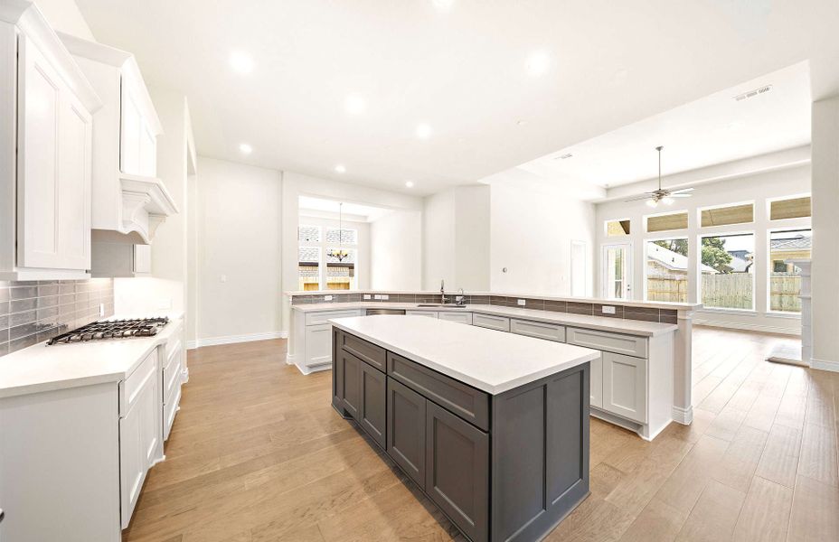 Representative furnished interior of a home built from the 3030AU by Ravenna Homes in Audubon 60′, Magnolia (Image 12).