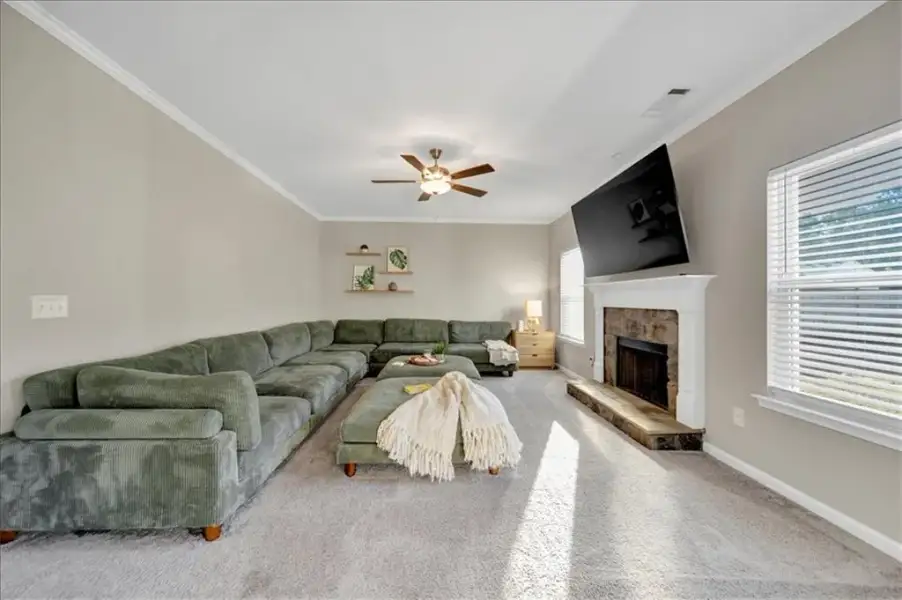 Furnished interior view inside a new home in Traditions at Cedarcrest, Dallas (Image 17).