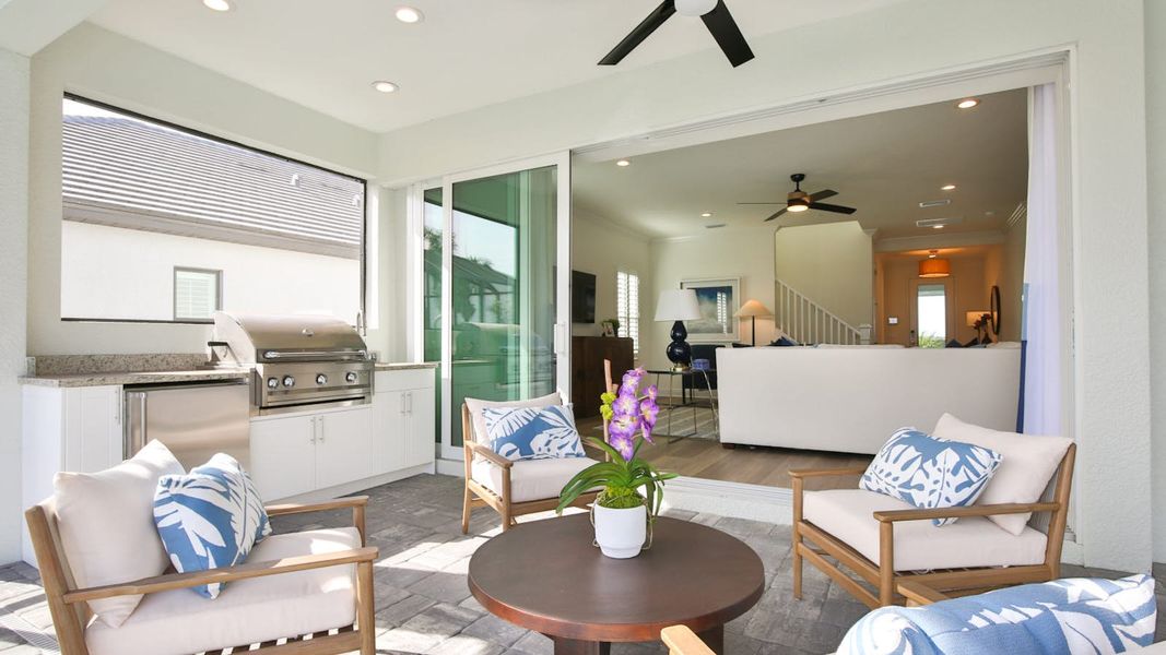 Furnished interior view inside a new home in Palm Grove, Lakewood Ranch (Image 9).