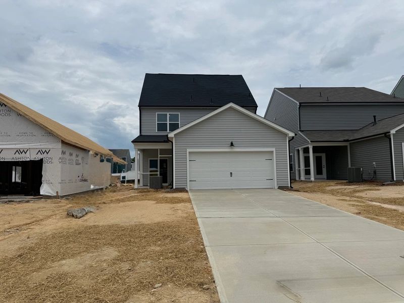 In-progress construction of a new home in The Point, Rolesville, NC (Image 23).