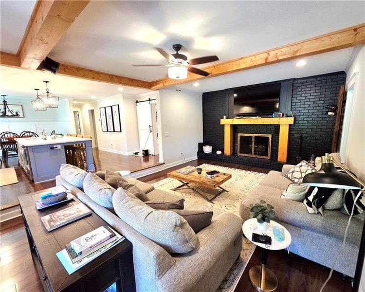 Furnished interior view inside a new home in , Buford (Image 16).