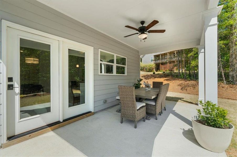 Exterior details and patio area of a home in , Cleveland (Image 28).