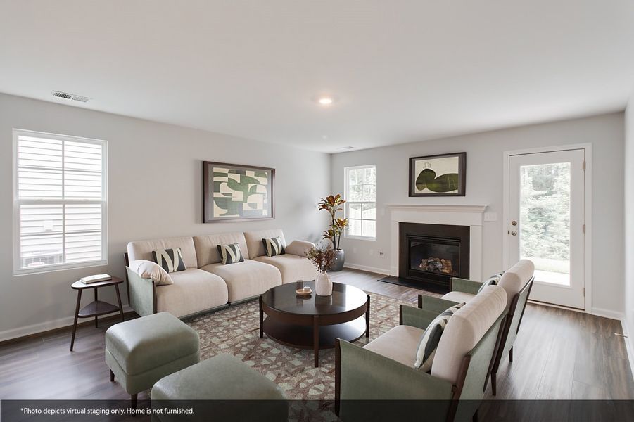 Furnished interior view inside a new home in Ellington, Elgin (Image 9).