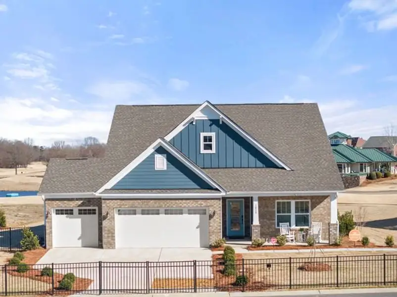 Representative exterior photo of a completed home built from the Montcrest by True Homes in White Oak Creek Crossing, Angier, NC (Image 2).