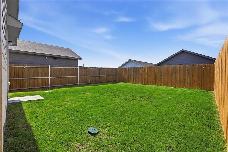Exterior details and patio area of a home in Tillage Farms, Princeton (Image 4). Exterior details and patio area of a home in Tillage Farms, Princeton (Image 4).