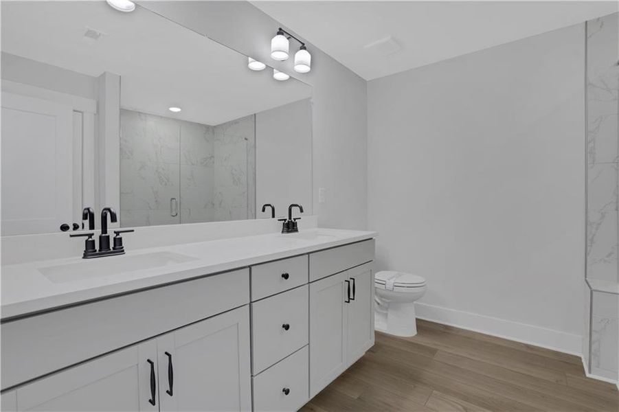 Furnished interior view inside a new home in , Dawsonville (Image 13).