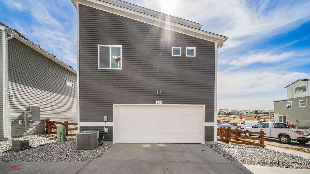 Exterior details and patio area of a home in Thompson River Ranch, Johnstown (Image 3). Exterior details and patio area of a home in Thompson River Ranch, Johnstown (Image 3).