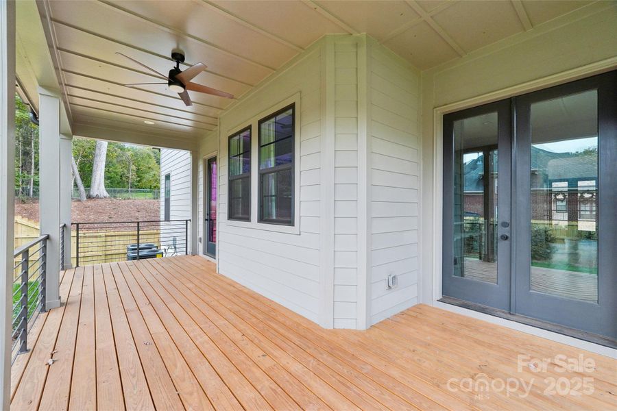 Exterior details and patio area of a home in , Charlotte (Image 27).
