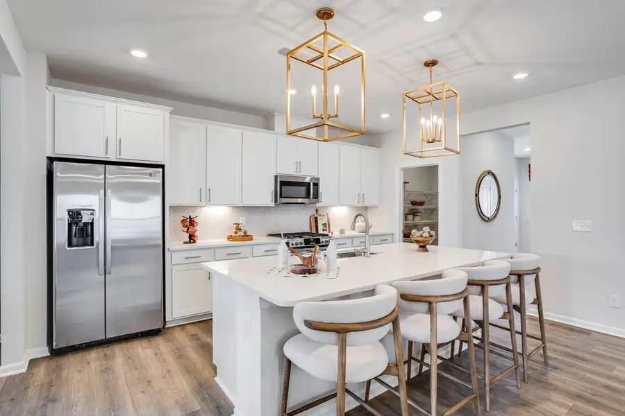Furnished interior view inside a new home in Silverstone, Knightdale (Image 2). Furnished interior view inside a new home in Silverstone, Knightdale (Image 2).