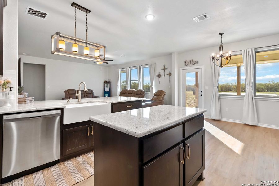 Furnished interior view inside a new home in , Devine (Image 14). Furnished interior view inside a new home in , Devine (Image 14).