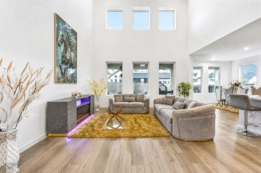 Furnished interior view inside a new home in Harvest Green, Richmond (Image 29).
