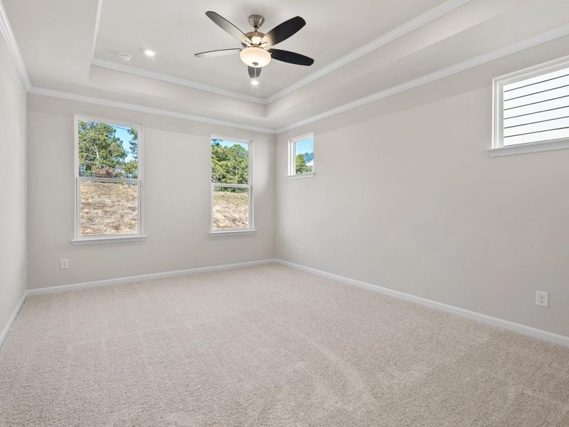 Representative unfurnished interior of a home built from the The Dawson C by Davidson Homes LLC in Kelly Preserve, Loganville (Image 15).
