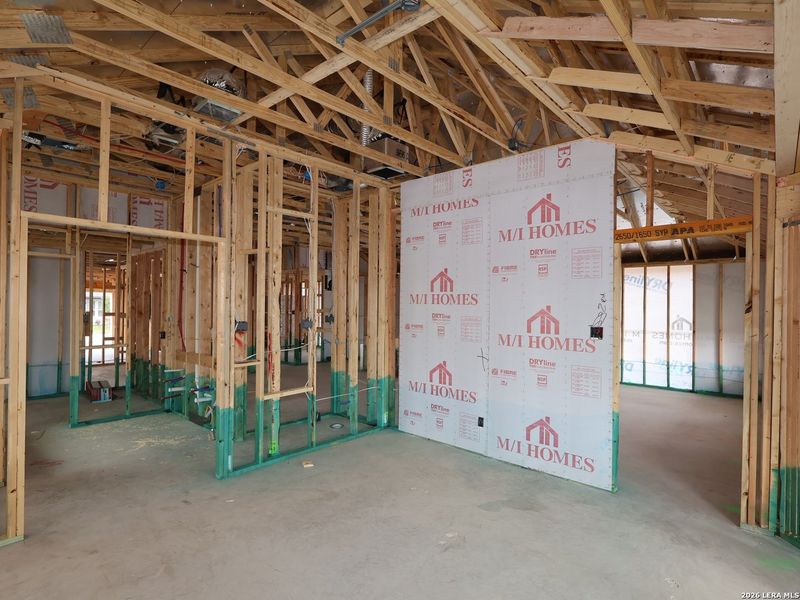 In-progress construction of a new home in Meadows at Clear Springs, New Braunfels, TX (Image 26).