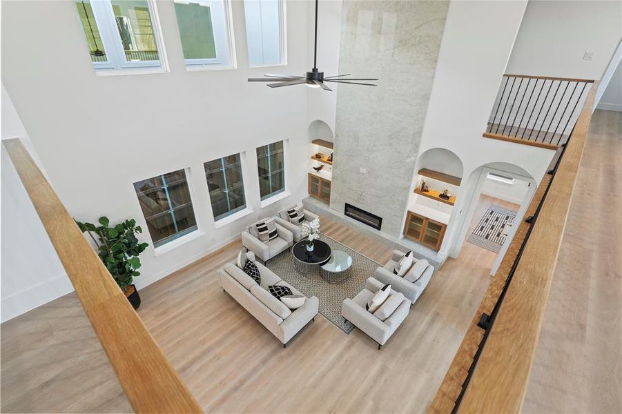 Furnished interior view inside a new home in , Dallas (Image 33).