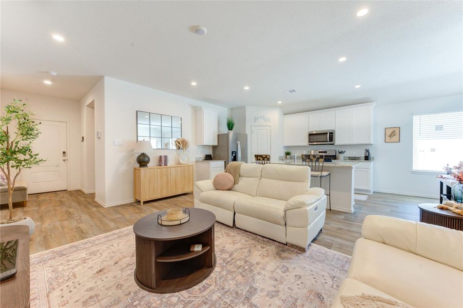 Furnished interior view inside a new home in , Fulshear (Image 17).