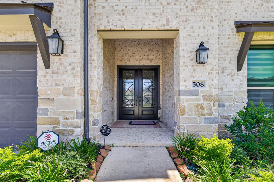Exterior details and patio area of a home in The Trails, New Caney (Image 3). Exterior details and patio area of a home in The Trails, New Caney (Image 3).