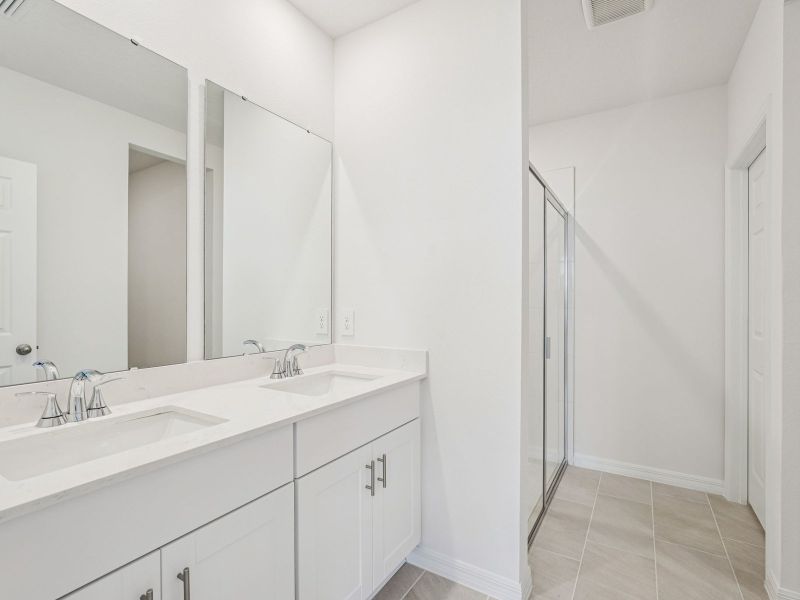 Furnished interior view inside a new home in Villamar - Classic Series, Winter Haven (Image 4).