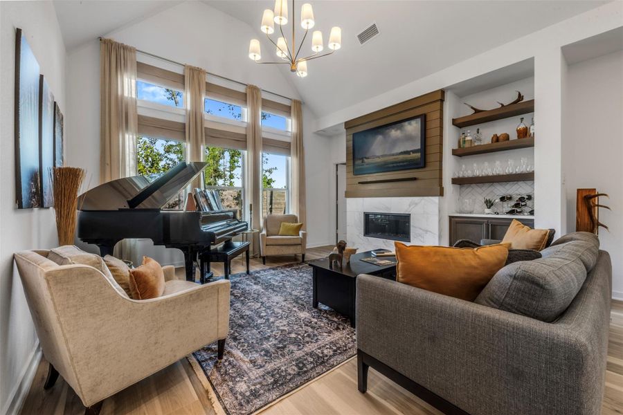 Custom fireplace design and custom window treatments Custom fireplace design and custom window treatments