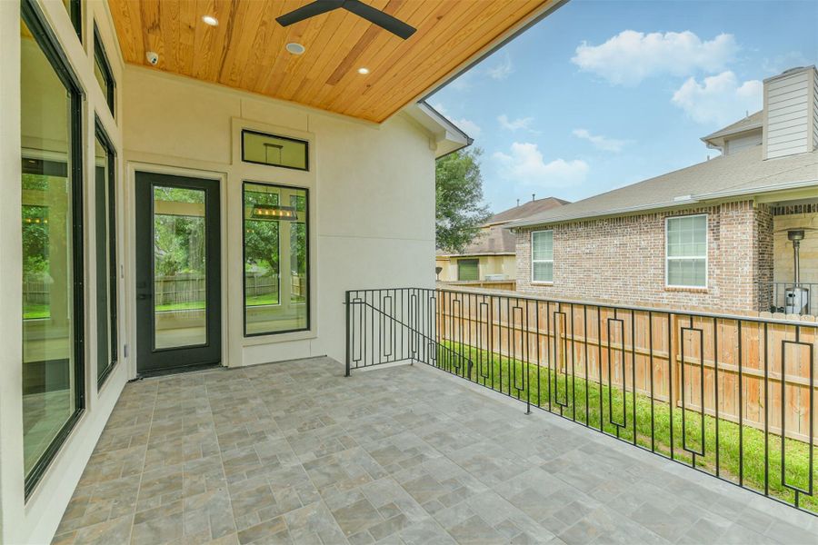 Backyard patio