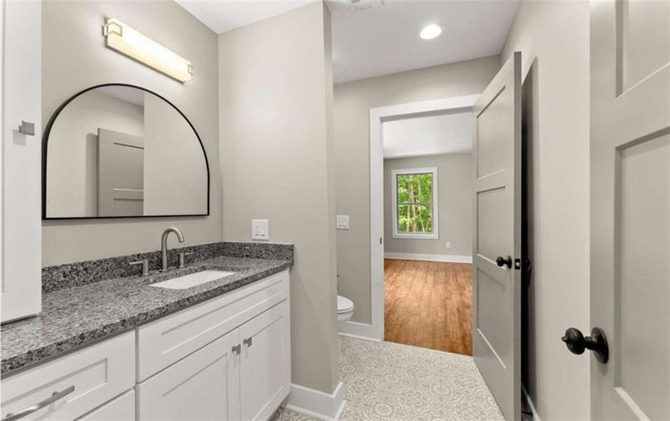 Furnished interior view inside a new home in , Cleveland (Image 6).