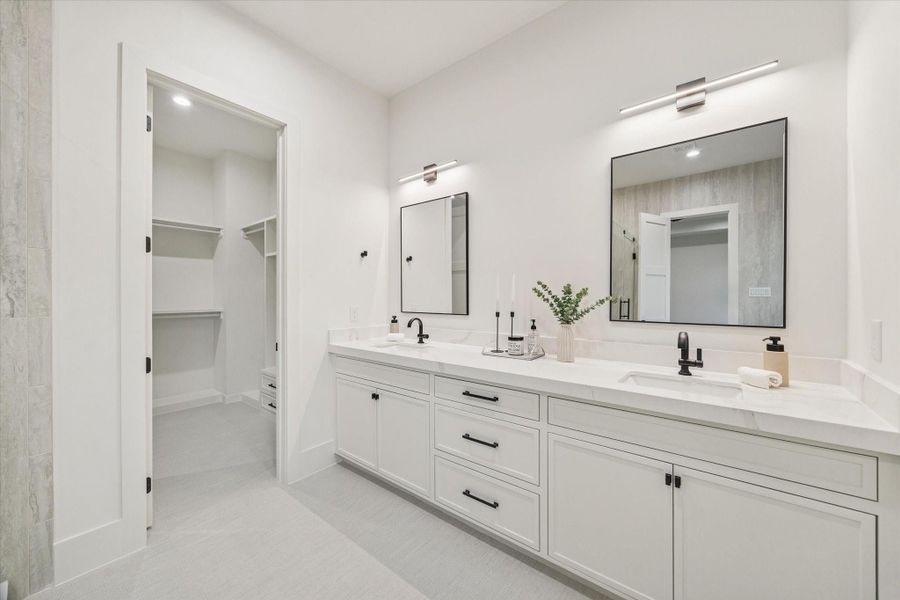 Furnished interior view inside a new home in , Houston (Image 19).