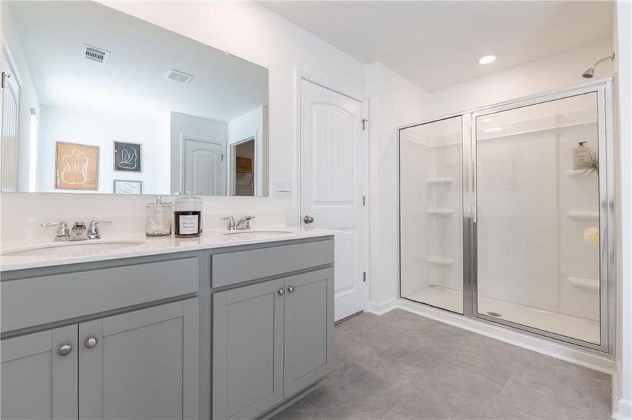 Furnished interior view inside a new home in Harvest Park, Decatur (Image 24).