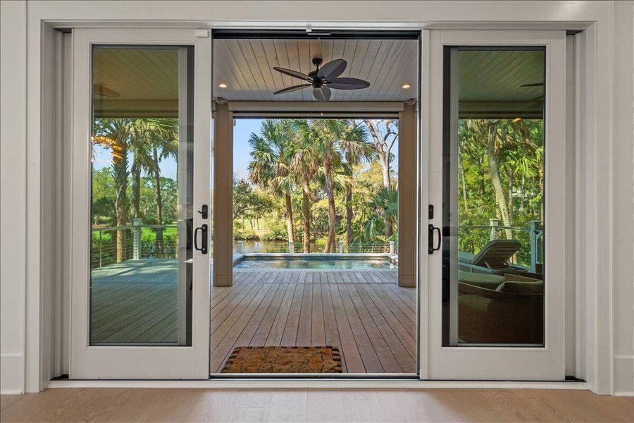 Exterior details and patio area of a home in , Kiawah Island (Image 32).