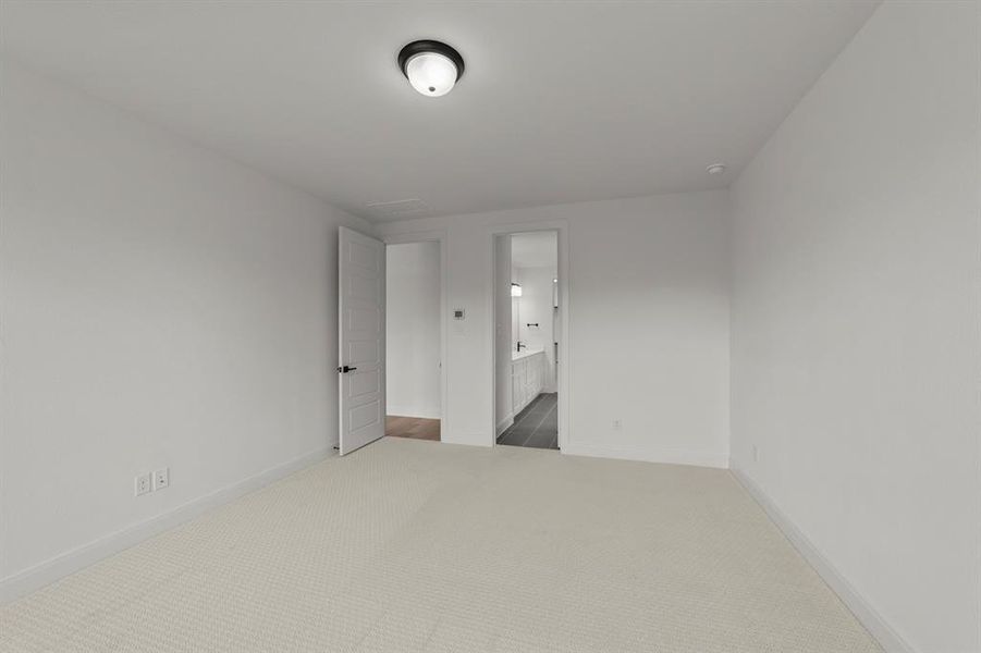 Spacious, unfurnished interior of a new home in Treeline, Justin (Image 22).