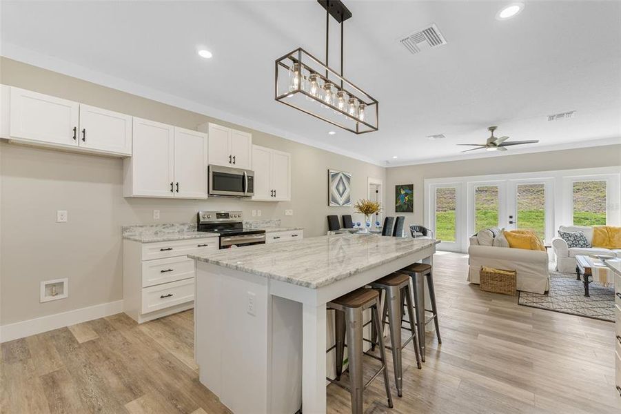Furnished interior view inside a new home in , Umatilla (Image 12).