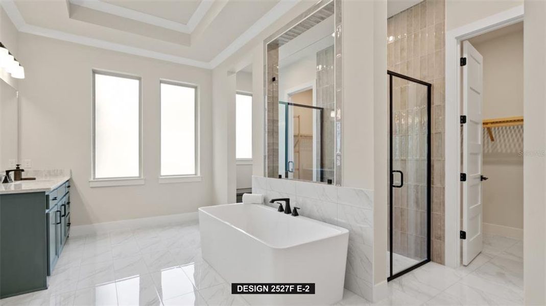 Furnished interior view inside a new home in Southern Hills 65', Brooksville (Image 14).