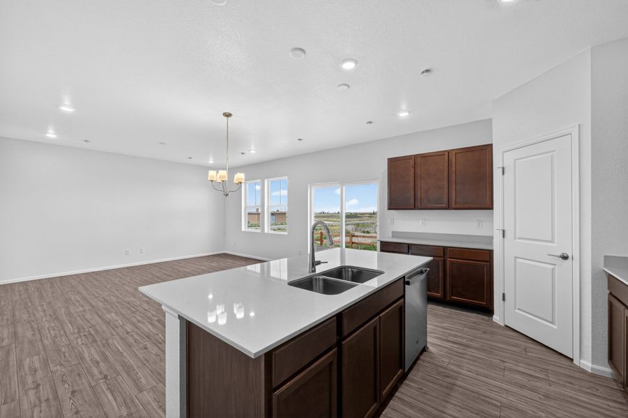 Furnished interior view inside a new home in Lake Bluff, Greeley (Image 3).
