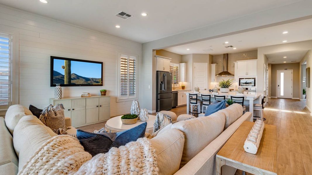 Furnished interior view inside a new home in The Ridge at Stone Butte, Phoenix (Image 11).